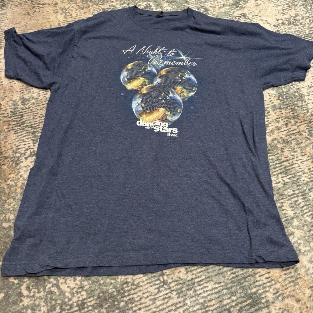 Dancing with the Stars: Live!" tour t-shirt Hidden Mickey 2XL
